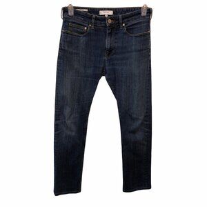 Reiss Mens Size 29 x 28 Dark Wash Blue Drake Straight Leg Pockets Denim Jeans